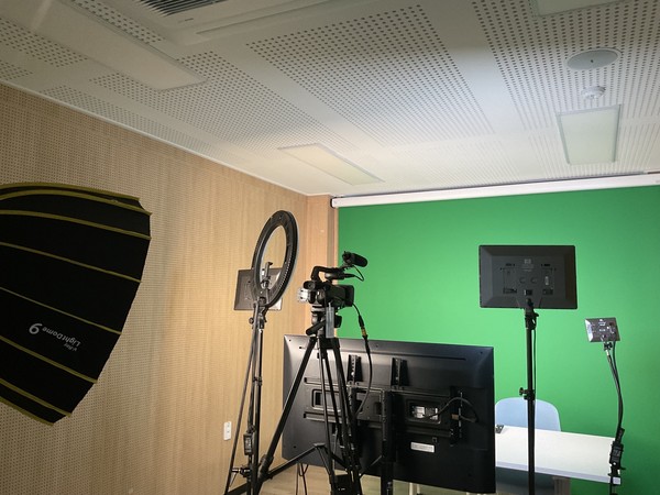 유튜브 실 내부의 모습 (사진/한소연 기자)