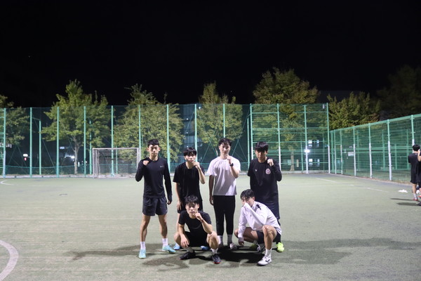 2023 사도교육원 체육대회 풋살 우승팀 '팀 마스터' (사진 / 이예린 기자)