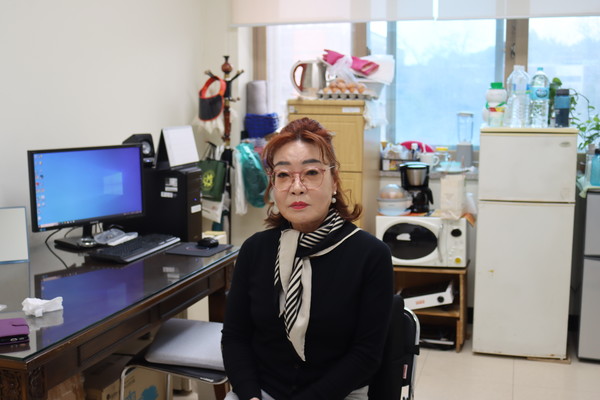 김현옥 미화원 (사진 / 박진희 기자)