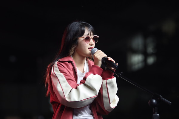 '김재은'팀 노래 무대 (사진 / 서수연 기자)