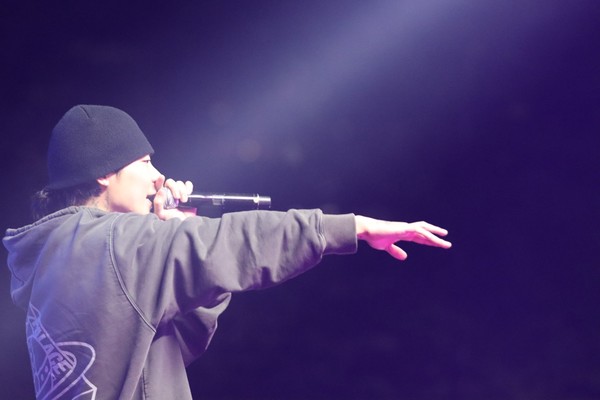 래퍼 키드밀리 무대 (사진 / 정경진 기자)