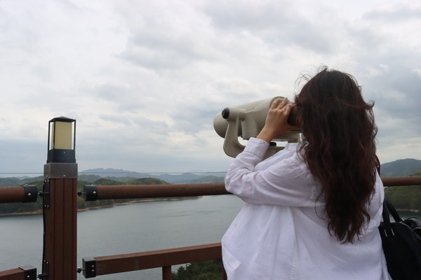 전망대에서 대청호를 보는 모습 (사진 / 심재왕 기자)