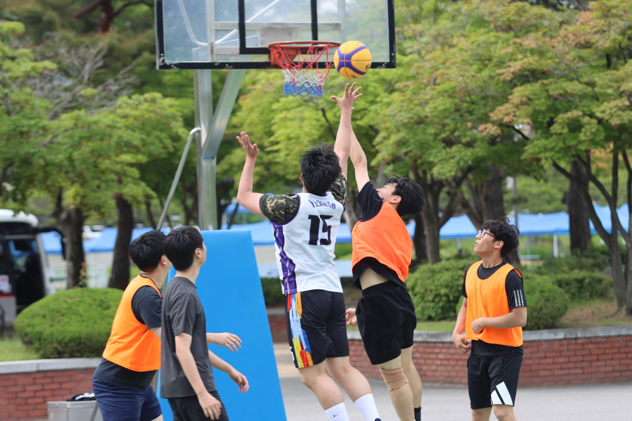 청람체전 3vs3 농구 (사진 / 김승훈 기자)